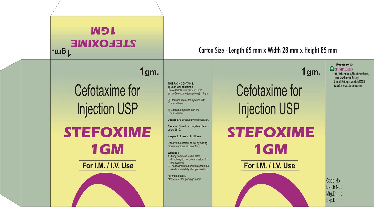 STEFOXIME-1GM